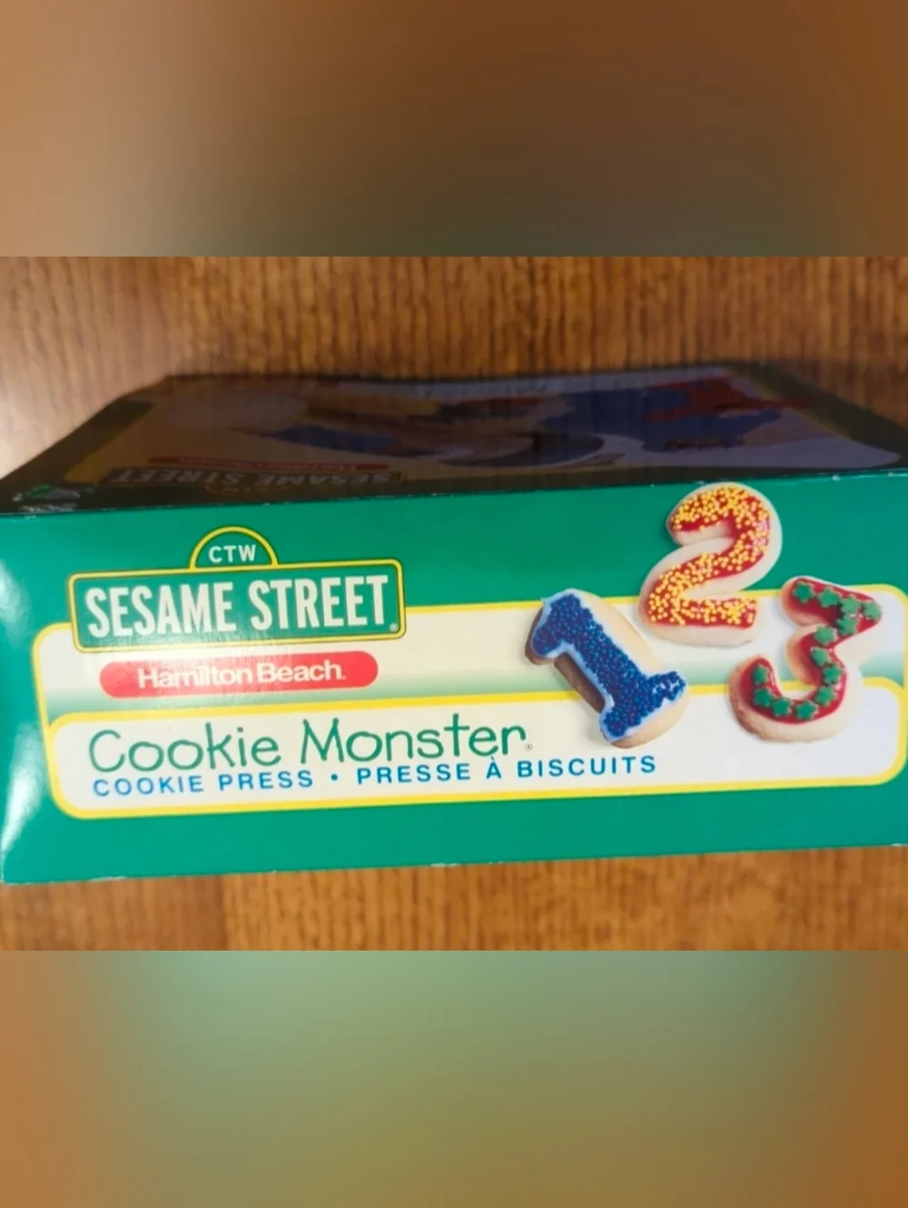 Sesame Street Cookie Monster Cookie Press Hamilton Beach Motorized Vintage 1998